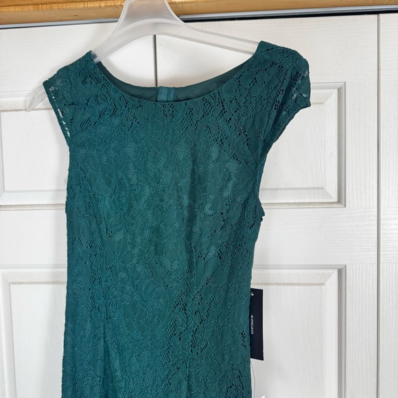 Lulu's Green Lace Maxi Dress - Picture 12 of 14